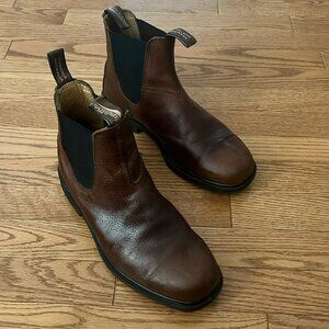 [AU7/USM8/USW10]Blundstone Chisel Toe Brown Leather Boots